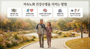 저속노화 건강수명 지키기